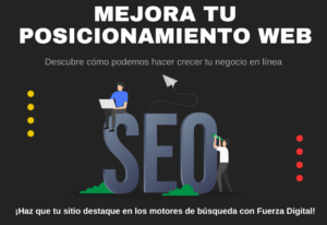banner posicionamiento seo agencia fuerza digital